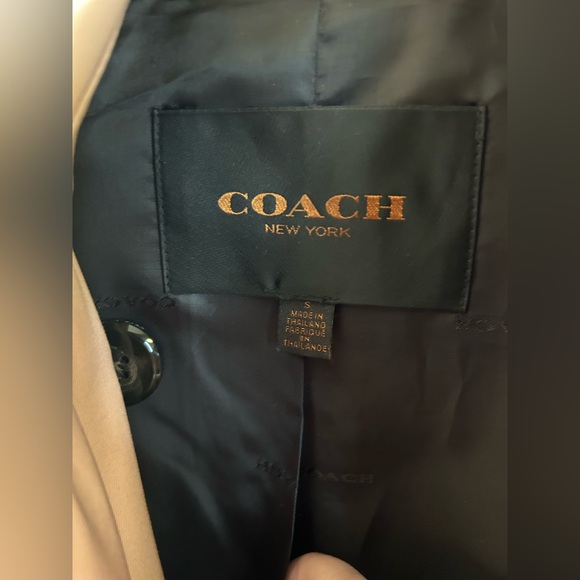 Coach Double-Breasted Trench Coat in Pale Pink With Dust Bag - Picture 8 of 13